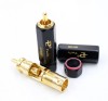 Palic Gold Plated Professional Locking Phono RCA Plugs - Pair