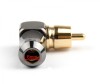 Kontak Audio Right Angle RCA Phono Plugs - Solder Fit (Pair)